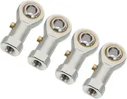 HOMOBABE 4Pcs Thread Rod End Bearings Spherical Plain Ball Joint Bearings for High Load Capability Easy Mounting Dismounting Hardened for Mechanism