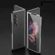 For Samsung Galaxy Z Fold4 Plating Leather Phone Case
