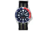 Seiko Blue Dial Automatic Diver's SKX009K1-var-NATO21 200M Men's Watch