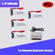 3.7V 500mAh Li-po Battery for JJRC H37 JXD 523 wltoys V977 V930 Q282 Eachine E50
