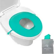Prince Lionheart Tinkle to Go - Reusable Foldable Portable Potty Training Seat - Toilet Seat Perfect for Travel - Built-in Splash Guard, Perfect Potty Training Toilet Seat, Portable Potty for Toddlers