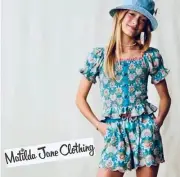 NWT Matilda Jane 14 Set Palmer Smocked Peasant Top And Lake Marble Shorties