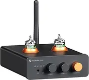 Fosi Audio GR40 Tube Preamplifier with DAC, Stereo Headphone Amplifier 3.5mm Home Audio for Active Speakers/Headphones, Digital to Analog Audio Converter Preamp with Bluetooth and USB/Opt/Coax