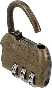 ROMISBABA Password Lock for Suitcase Vintage Style Luggage Lock Key-Free Combination Padlock