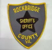 Rockbridge County Sheriff Virginia VA Patch R9