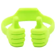 Nevenka Flexible Thumb Cell Phone Holder Tablet Holder for Desk-Green