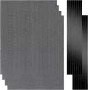 [4 Pack] 400X300Mm DIY PC Case Dust Mesh Filter, PVC Dustproof Mesh Filter Cover