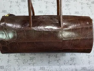 LEXUS 日本製高級牛皮壓鱷魚紋手提包