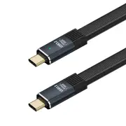 USB3.2 20Gbps Type-C to Type-C Cable 5A 100W Fast Charging Data Transmission 8K@60Hz Video Data Cord Line 0.5M/0.8M Long