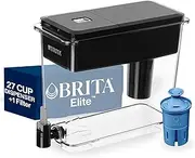 Brita UltraMax Large Water Dispenser with Elite Filter, BPA-Free, Reduces 99% of Lead, Lasts Six Months or 120 Gallons, Includes 1 Filter, Kitchen Accessories, Large - 27-Cup