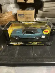 Vintage NIB Ertl 1967 Pontiac GTO American Muscle Die Cast Car 1/18 Scale 1/5000