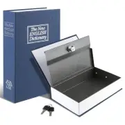 Tahoe trails Book Safe with Key Lock, Portable Metal Safe Box, Dictionary Divers