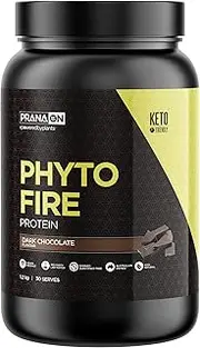 PranaON Phyto Fire Protein Dark Chocolate Flavour Supplement 1.2kg