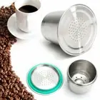 Stainless Refillable Reusable Coffee Filter Capsule Pod for Nespresso Machine