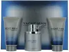 Yacht Man Metal by Myrurgia for Men Set - EDT Spray 3.4oz + ASB 5.1oz + SG 5.1oz