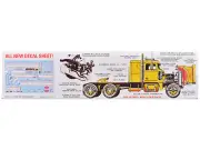 2023 AMT Skill 3 Model Kit Peterbilt 359 Cross Country Hauler 1/25 Scale