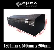 BRAND NEW TOOLBOX 2.5MM CHECKER POWDER COAT TOOL BOX -UTE TRUCK STORAGE- 18065CB