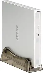 MSI 001001-DVD Wind External DVD Drive Double Layer Supermulti Drive, Silver