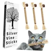 Catnip Toys with Silvervine for Cats, Cat Chew Toy for Kitten Teething,