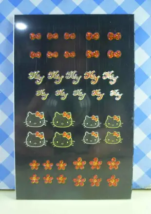 【震撼精品百貨】Hello Kitty 凱蒂貓 KITTY貼紙-指甲貼紙-紅花頭 震撼日式精品百貨