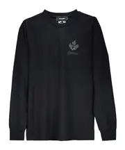 Logo pattern sweater XL,L Black