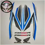 HONDA PUTIH AJS 條紋貼紙桿本田 CB150R CB 150R 2016 白色 LIS 藍色貼紙摩托車車身