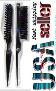 Black Tease Nylon Bristle teasing brush crazy comb