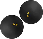 MUELODSIC 2pcs High Elastic Squash Ball for Training Durable Rubber Racket Ball Compact Practice for All Fitness Levels Enhances Reaction Skills and Coordination