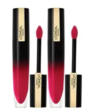 LOT OF 2 - L'Oreal Paris Brilliant Signature Lip Stain 308 Be Demanding