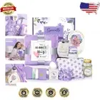 Flannel Spa Gift Set with Scented Candles and Plush Accessories - Ideal for Her