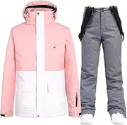[Dsimilarl] 1-2Pcs Ski Suit Snowboard Clothing Suit Fashion Women's Winter Outdoor Snowboard Jacket& Pants Waterproof Snow Coat