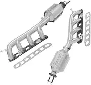 Catalytic Converter Compatible with Nissan Titan 2017 2018 2019 2020, Nissan Armada NV2500 NV3500 2017-2021, Infiniti QX80 2016-2021 Left&Right Catalytic Convertor (EPA Compliant)