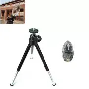 Fractal Crystal Camera Lens Triangular Prism Filter+Tripod Stand Bracket Set C