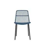 Set of 2 Betty Kitchen Dining Chairs - Blue - Blue