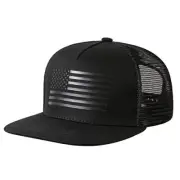 UALON Baseball Cap, Snapback Trucker Hat for Men & Women One Size Black/Black