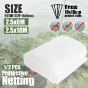 6/10M Bird Net Insect Less Than 5mm x 5mm Garden Netting Crop Plant Protect Mesh