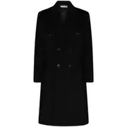 [Our Legacy] Our Legacy Peak-lapel Double-breasted Coat 50 IT BLACK
