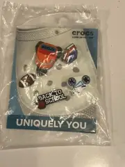 Uniquely You Crocs Jibbitz Charms Back To School 5 pack Shoe