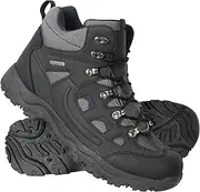 Mountain Warehouse Adventurer Mens Boots - IsoDry Waterproof & Breathable Shoes with Heel & Toe Bumpers - For Spring Summer, Walking & Hiking