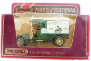 VINTAGE MATCHBOX MODELS OF YESTERYEAR Y25 1910 RENAULT TYPE AG VAN TRUCK DIECAST
