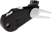 5 in 1 Golf Club Brush with Multi-Tool, Ball Marker, Divot Tool, Stroke Score Co