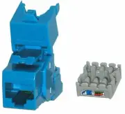 TUK - Cat6 Tool-less Keystone Socket - Blue