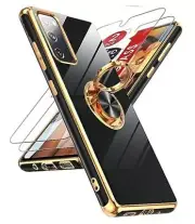 for Samsung Galaxy S20-FE-5G Case: S20FE/S 20FE Phone Case with Tempered Black
