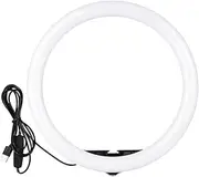 30cm/12inch Video Ring Light 5600-8200K Diammable 3 Colors with Phone Clamp Holder for Video Live Streaming Multicolor301 One Size