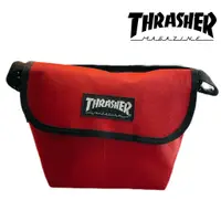 在飛比找蝦皮購物優惠-THRASHER LOGO 郵差包 側背包 肩包 紅色 公司