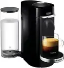 Nespresso Vertuo Plus Coffee and Espresso Machine Deluxe by De'Longhi Black