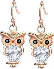 SAFIGLE Elegant Owl Earrings Set Women's Fashion Jewelry Animal Ear Rings for Women