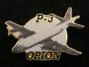 P-3 ORION ASW LAPEL HAT PIN UP US NAVY PILOT CREW NAS NAF TIE TAC GIFT CUSTOM