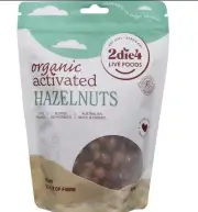 2Die4 Activated Organic Hazelnuts | 300g