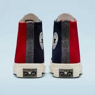 CONVERSE CHUCK 70 HI 高筒 休閒鞋 男鞋 女鞋 三色拼接 紅灰藍色 172267C